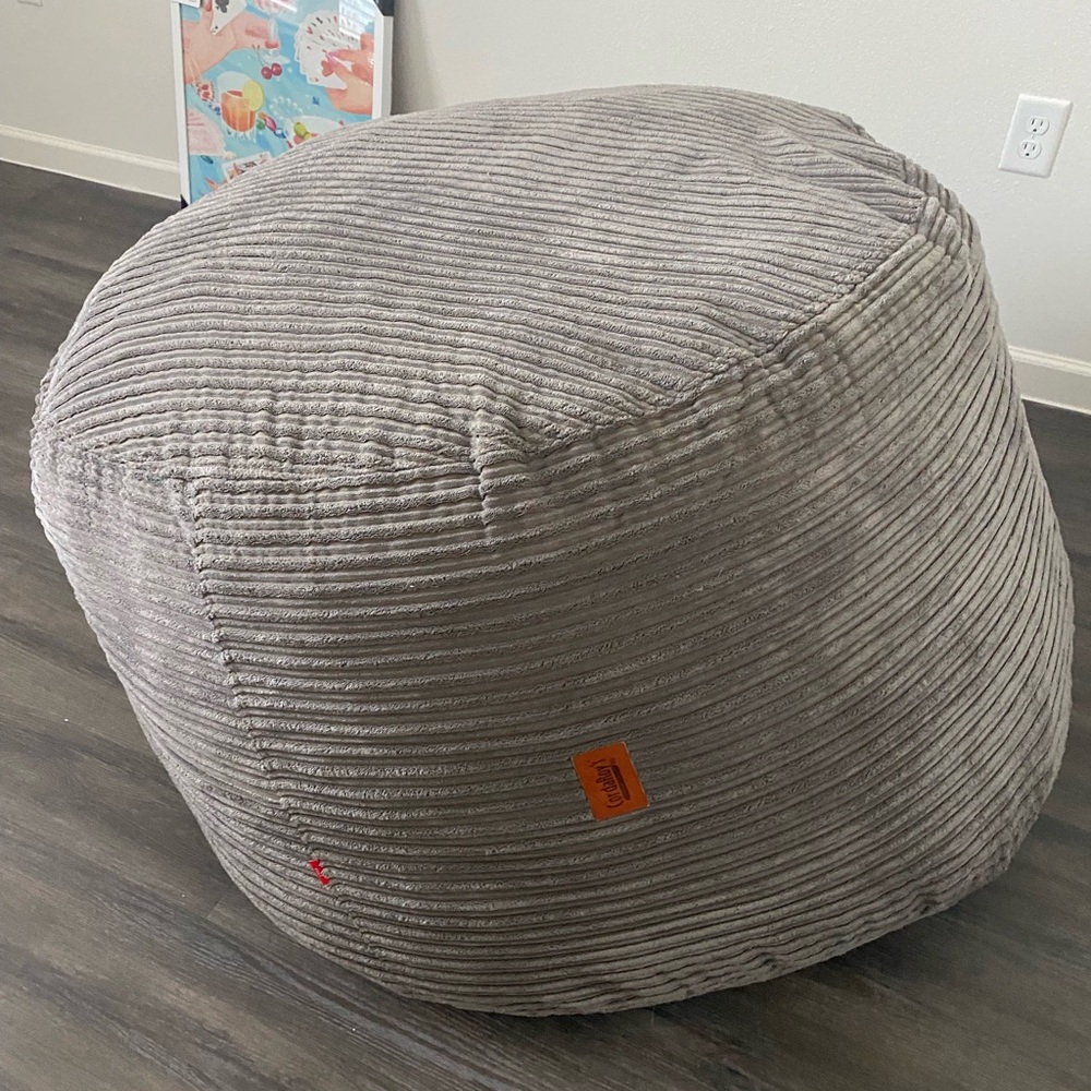 Cordaroy’s Chenille Bean Bag Full size with convertible mattress inside